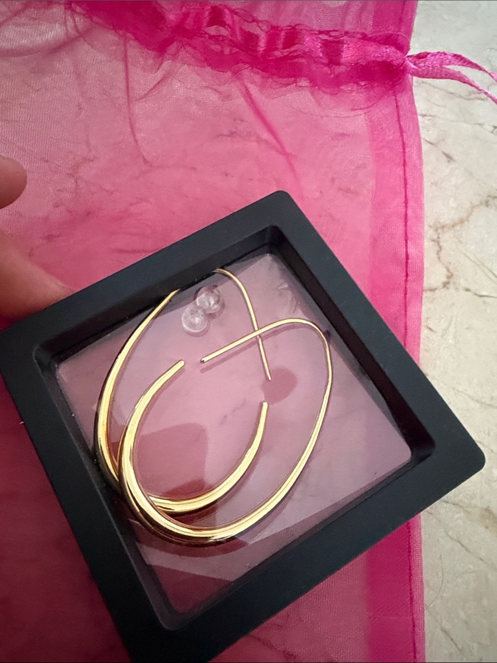 Gold Hoop Earrings - Elegant Women’s Jewelry